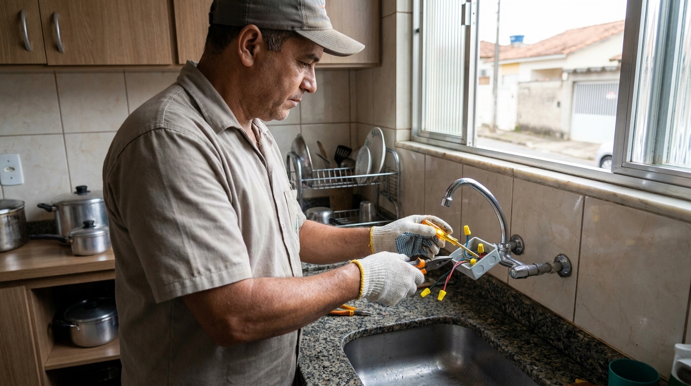 Adequação de Ponto Elétrico em Contagem‑MG
