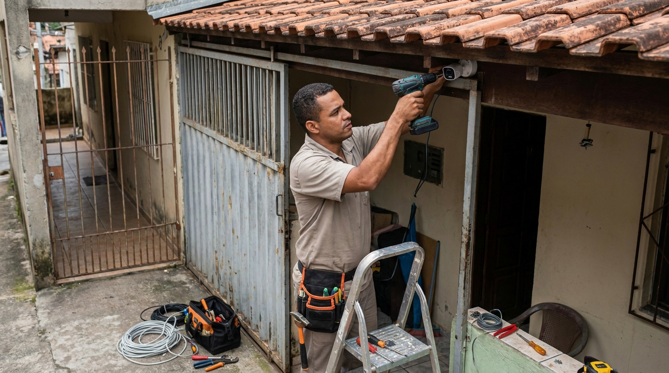 Instalação de Câmera Residencial em Contagem‑MG