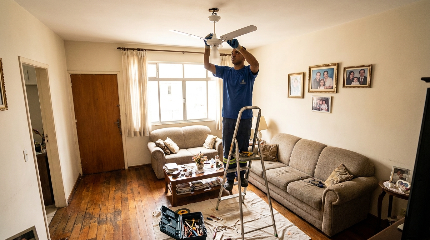 Substituição de Ventilador em Contagem‑MG